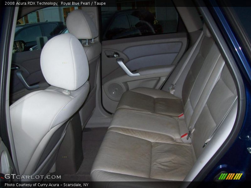 Royal Blue Pearl / Taupe 2008 Acura RDX Technology
