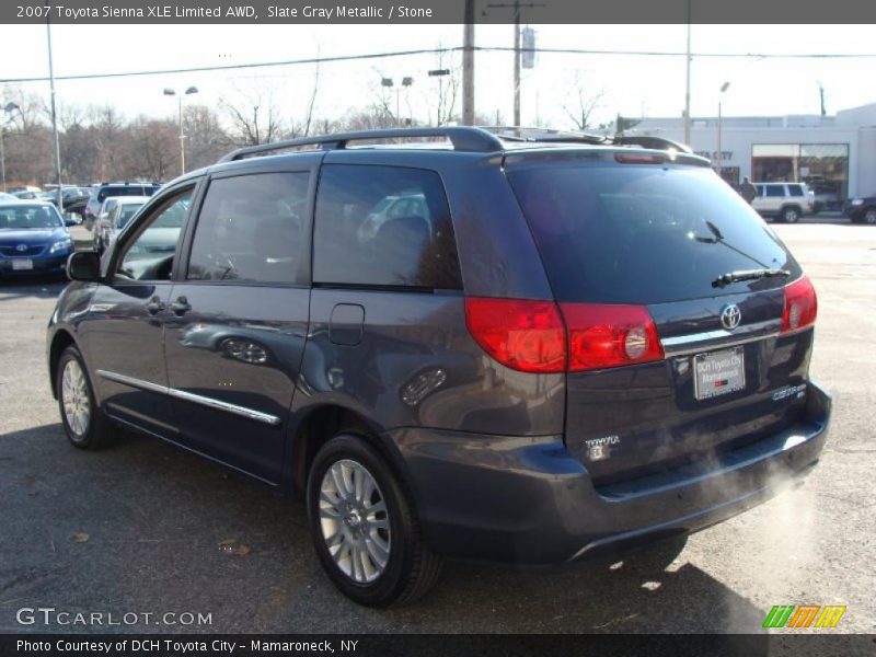 Slate Gray Metallic / Stone 2007 Toyota Sienna XLE Limited AWD