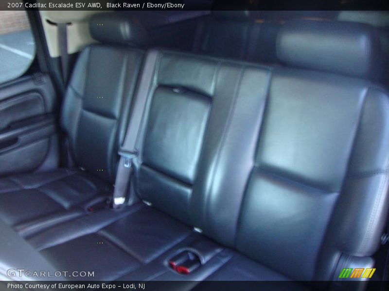 Black Raven / Ebony/Ebony 2007 Cadillac Escalade ESV AWD