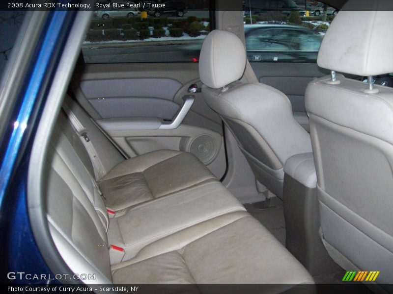 Royal Blue Pearl / Taupe 2008 Acura RDX Technology