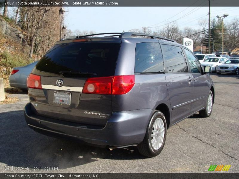 Slate Gray Metallic / Stone 2007 Toyota Sienna XLE Limited AWD
