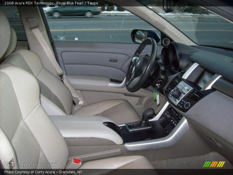 Royal Blue Pearl / Taupe 2008 Acura RDX Technology