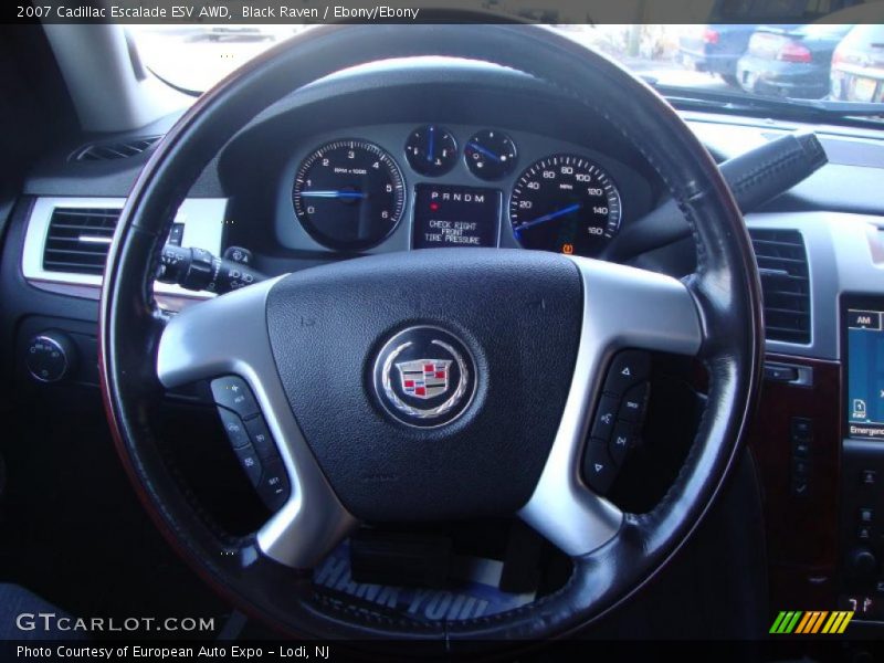 Black Raven / Ebony/Ebony 2007 Cadillac Escalade ESV AWD