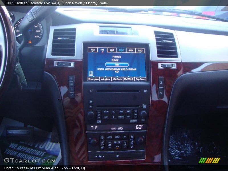 Black Raven / Ebony/Ebony 2007 Cadillac Escalade ESV AWD