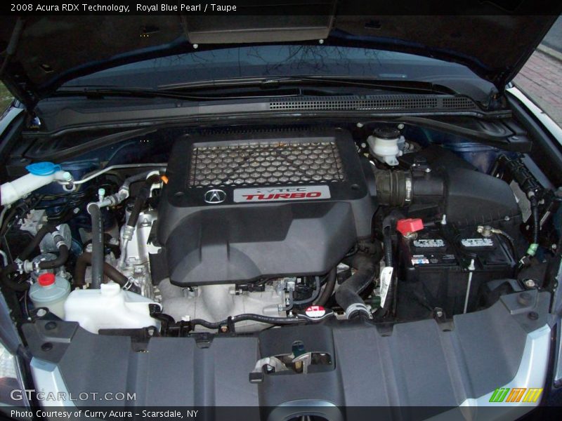 Royal Blue Pearl / Taupe 2008 Acura RDX Technology