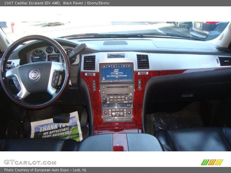 Black Raven / Ebony/Ebony 2007 Cadillac Escalade ESV AWD