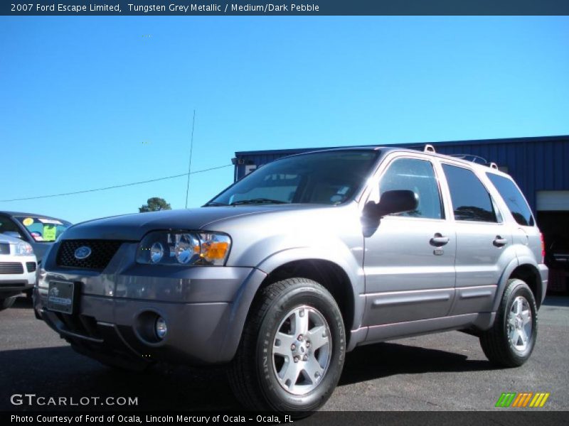 Tungsten Grey Metallic / Medium/Dark Pebble 2007 Ford Escape Limited