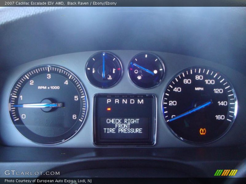 Black Raven / Ebony/Ebony 2007 Cadillac Escalade ESV AWD
