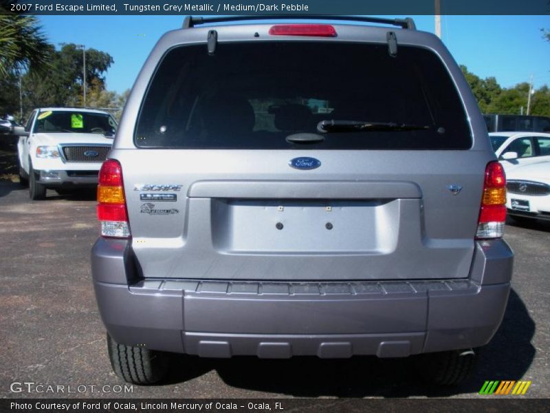 Tungsten Grey Metallic / Medium/Dark Pebble 2007 Ford Escape Limited