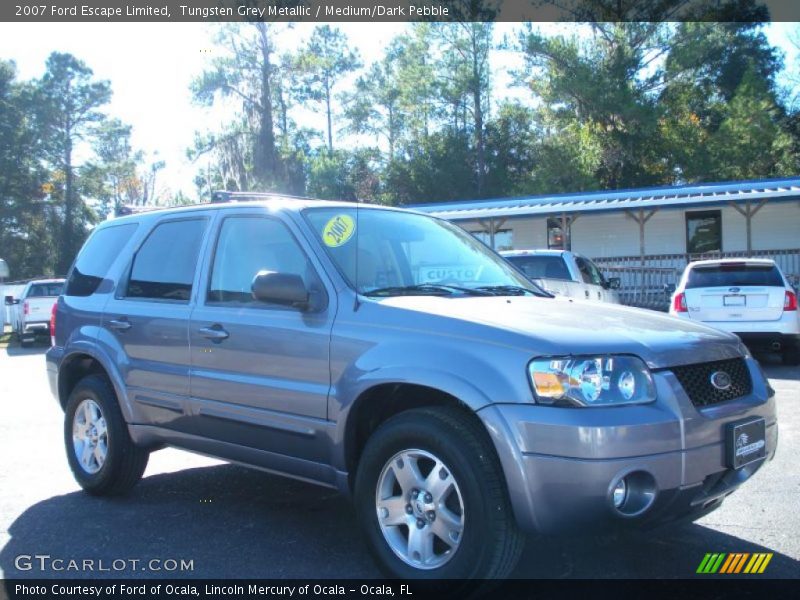 Tungsten Grey Metallic / Medium/Dark Pebble 2007 Ford Escape Limited