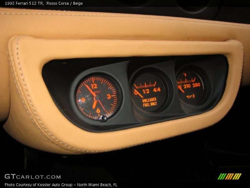  1992 512 TR   Gauges
