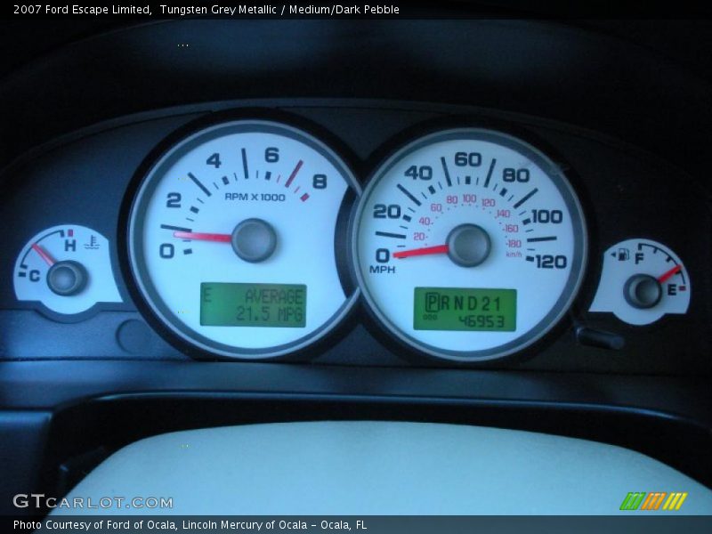 Tungsten Grey Metallic / Medium/Dark Pebble 2007 Ford Escape Limited