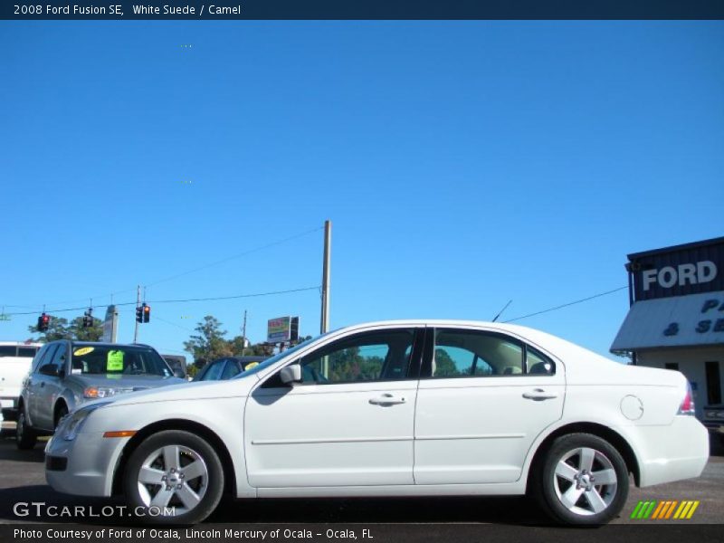 White Suede / Camel 2008 Ford Fusion SE