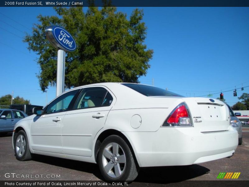 White Suede / Camel 2008 Ford Fusion SE