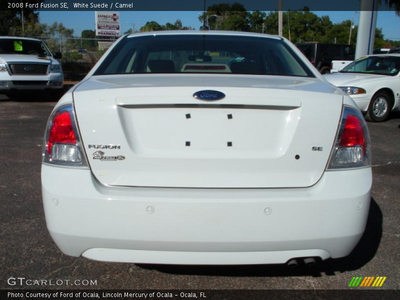 White Suede / Camel 2008 Ford Fusion SE