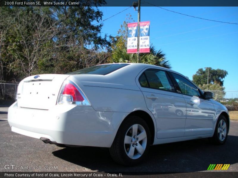 White Suede / Camel 2008 Ford Fusion SE