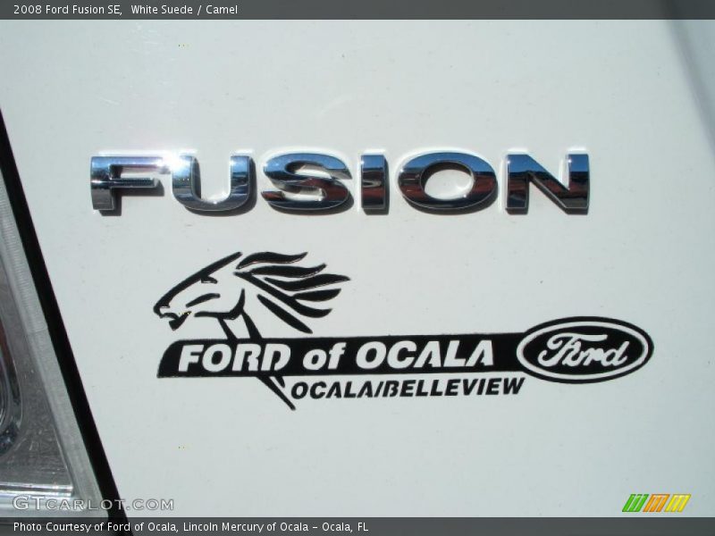 White Suede / Camel 2008 Ford Fusion SE