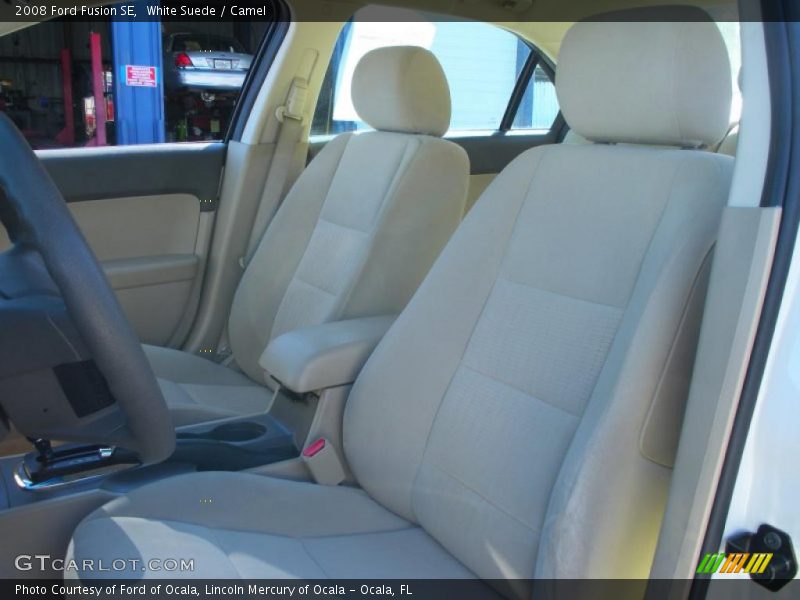 White Suede / Camel 2008 Ford Fusion SE
