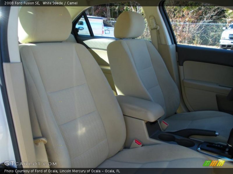 White Suede / Camel 2008 Ford Fusion SE