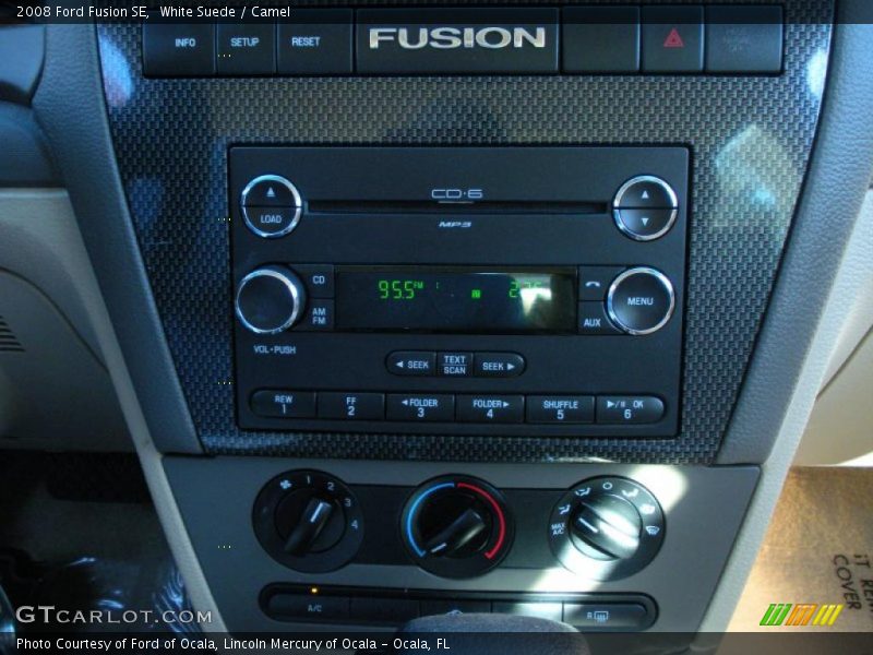 White Suede / Camel 2008 Ford Fusion SE