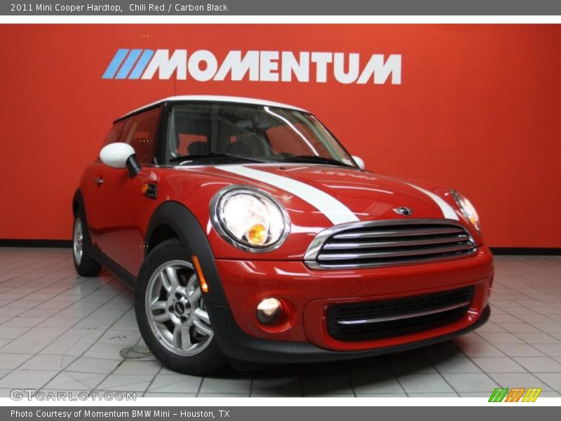Chili Red / Carbon Black 2011 Mini Cooper Hardtop