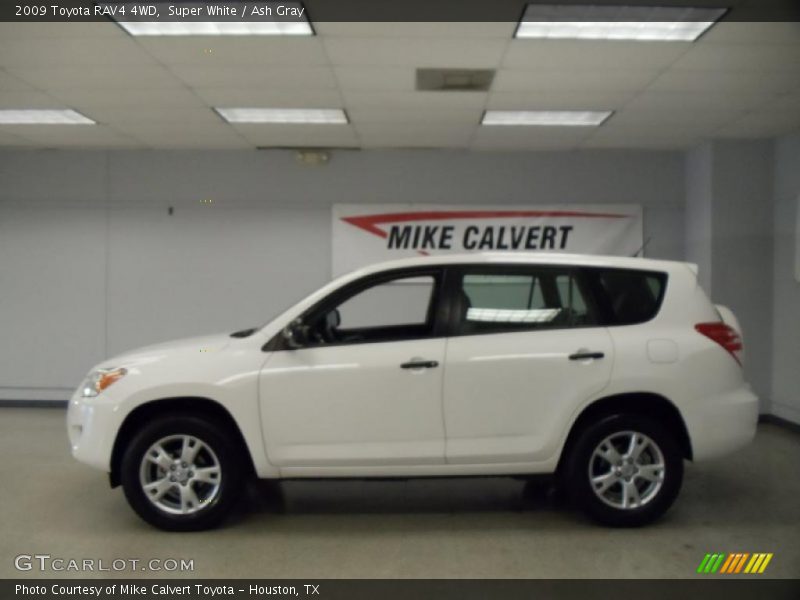 Super White / Ash Gray 2009 Toyota RAV4 4WD