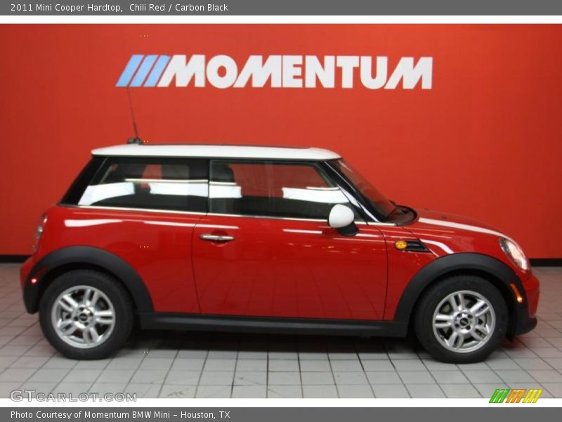 Chili Red / Carbon Black 2011 Mini Cooper Hardtop