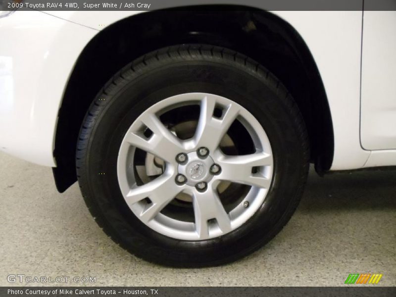 Super White / Ash Gray 2009 Toyota RAV4 4WD