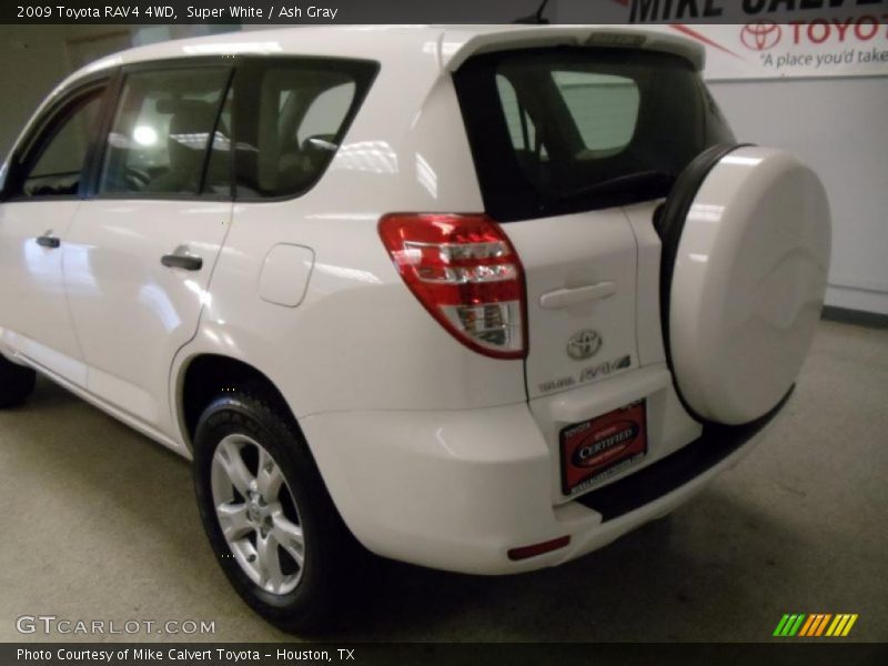 Super White / Ash Gray 2009 Toyota RAV4 4WD