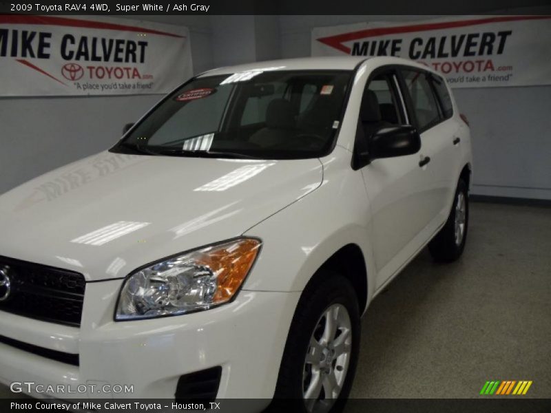 Super White / Ash Gray 2009 Toyota RAV4 4WD