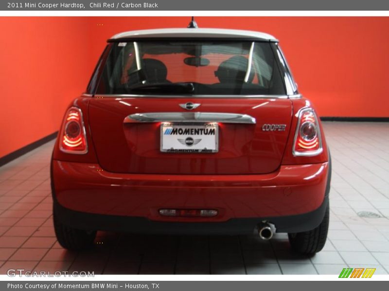 Chili Red / Carbon Black 2011 Mini Cooper Hardtop