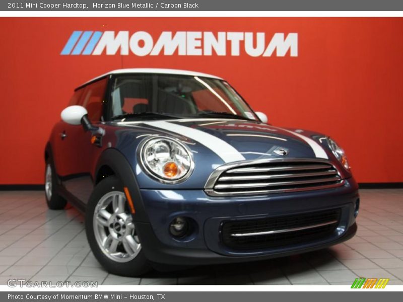 Horizon Blue Metallic / Carbon Black 2011 Mini Cooper Hardtop