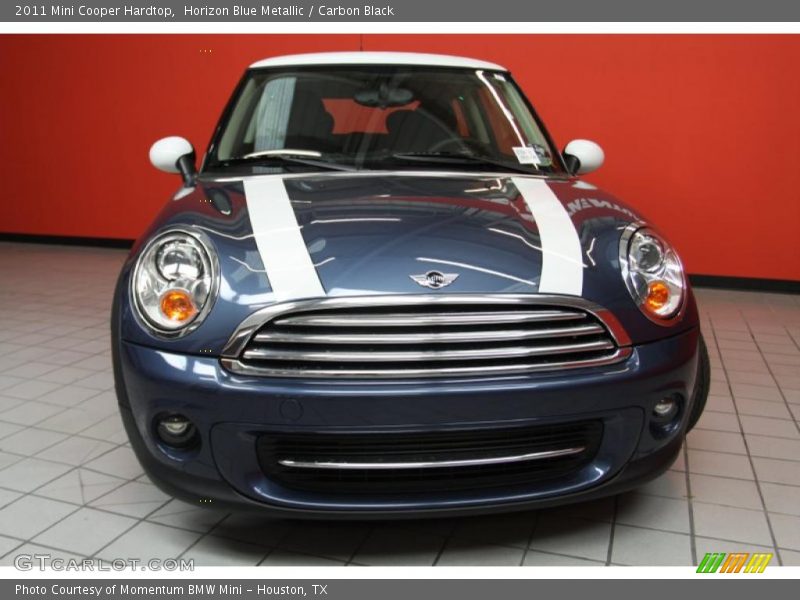Horizon Blue Metallic / Carbon Black 2011 Mini Cooper Hardtop