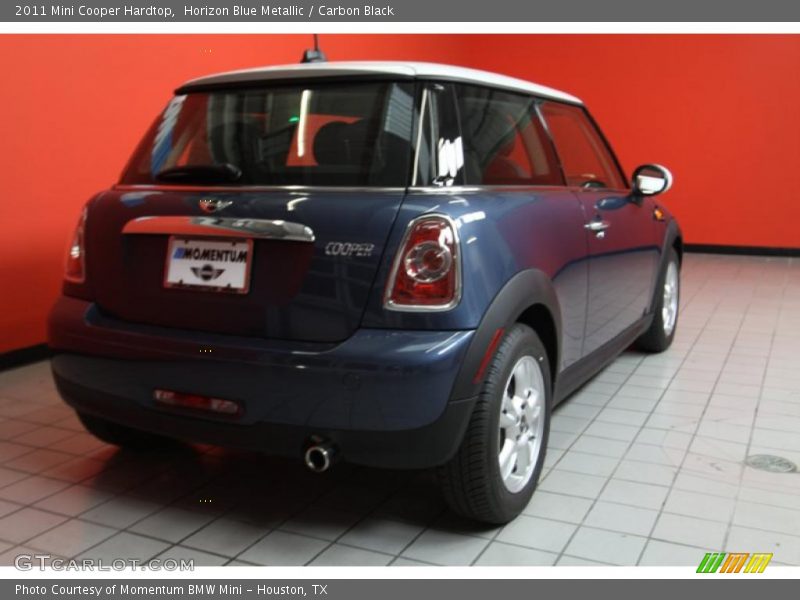 Horizon Blue Metallic / Carbon Black 2011 Mini Cooper Hardtop