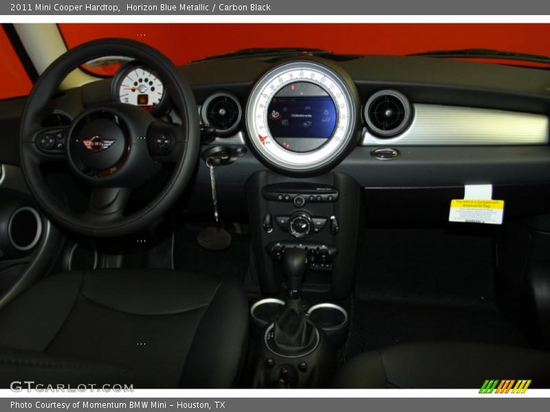 Horizon Blue Metallic / Carbon Black 2011 Mini Cooper Hardtop