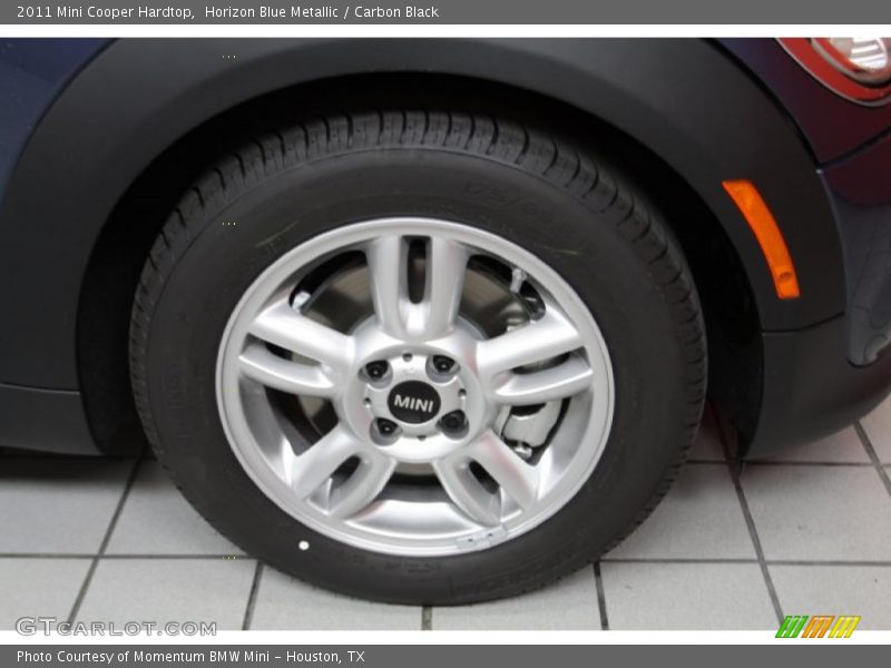 Horizon Blue Metallic / Carbon Black 2011 Mini Cooper Hardtop