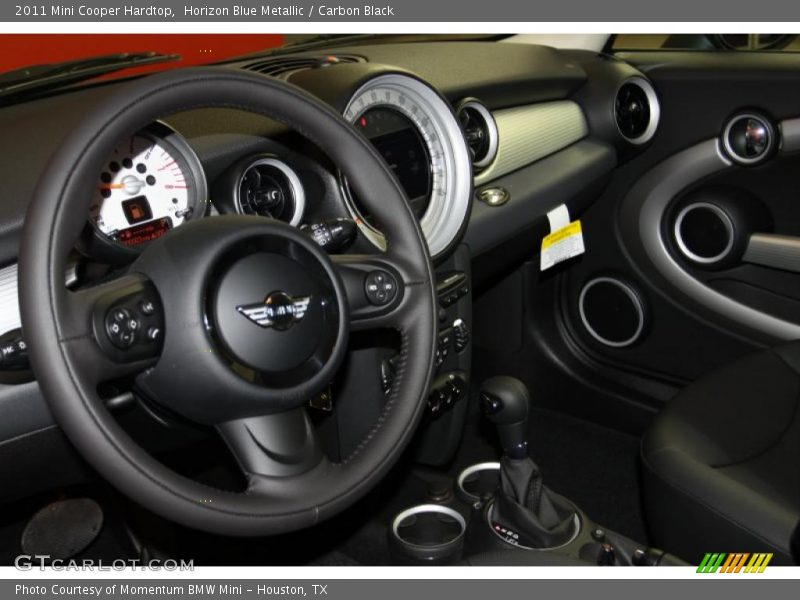 Horizon Blue Metallic / Carbon Black 2011 Mini Cooper Hardtop