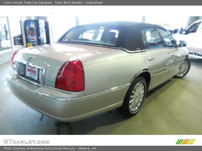Silver Birch Metallic / Shale/Dove 2004 Lincoln Town Car Signature