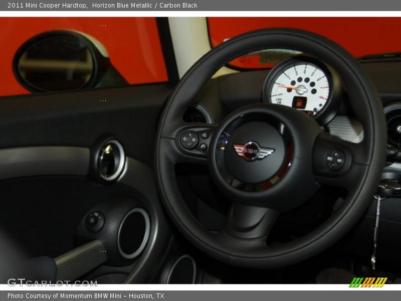 Horizon Blue Metallic / Carbon Black 2011 Mini Cooper Hardtop