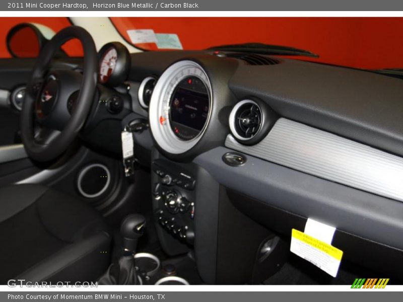 Horizon Blue Metallic / Carbon Black 2011 Mini Cooper Hardtop