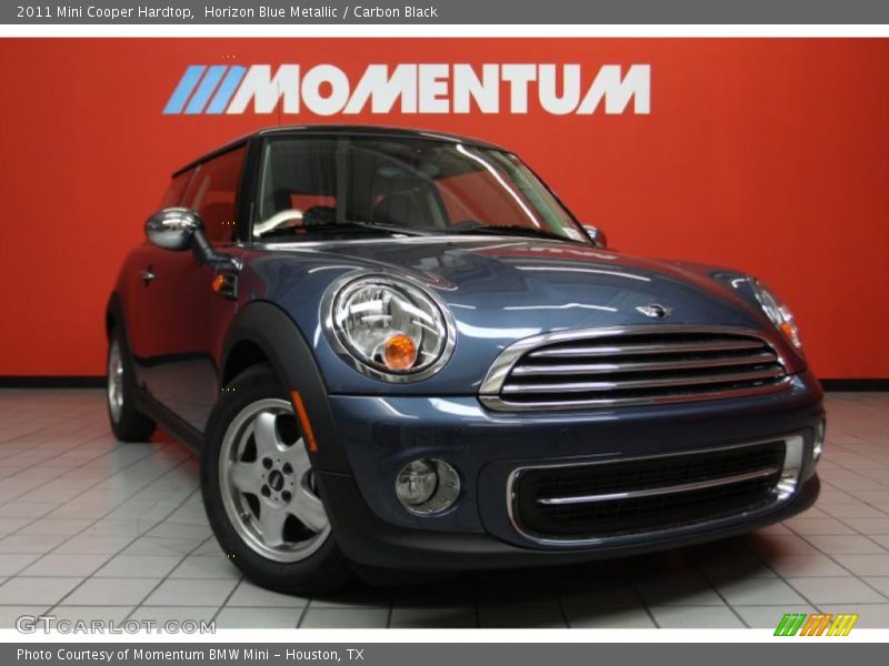 Horizon Blue Metallic / Carbon Black 2011 Mini Cooper Hardtop