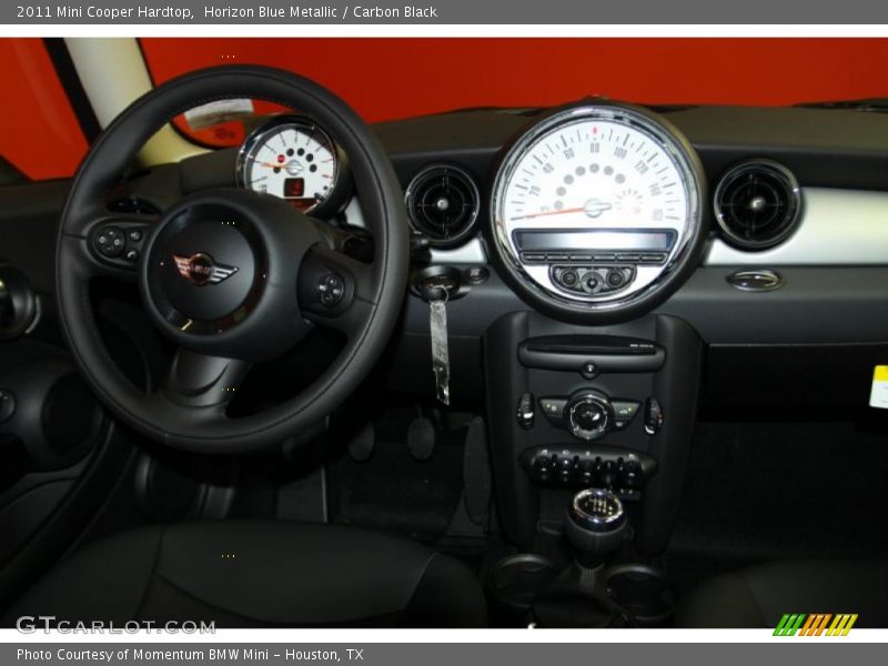 Horizon Blue Metallic / Carbon Black 2011 Mini Cooper Hardtop