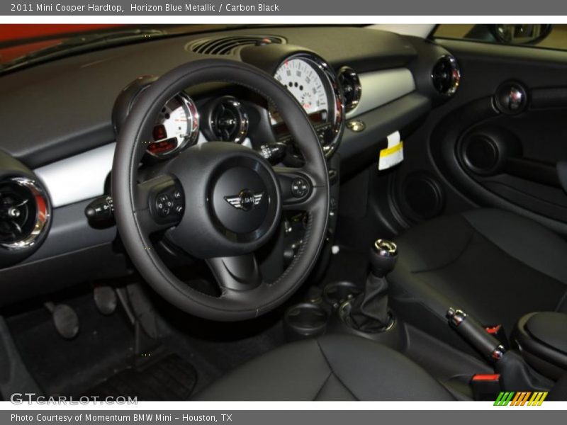 Horizon Blue Metallic / Carbon Black 2011 Mini Cooper Hardtop
