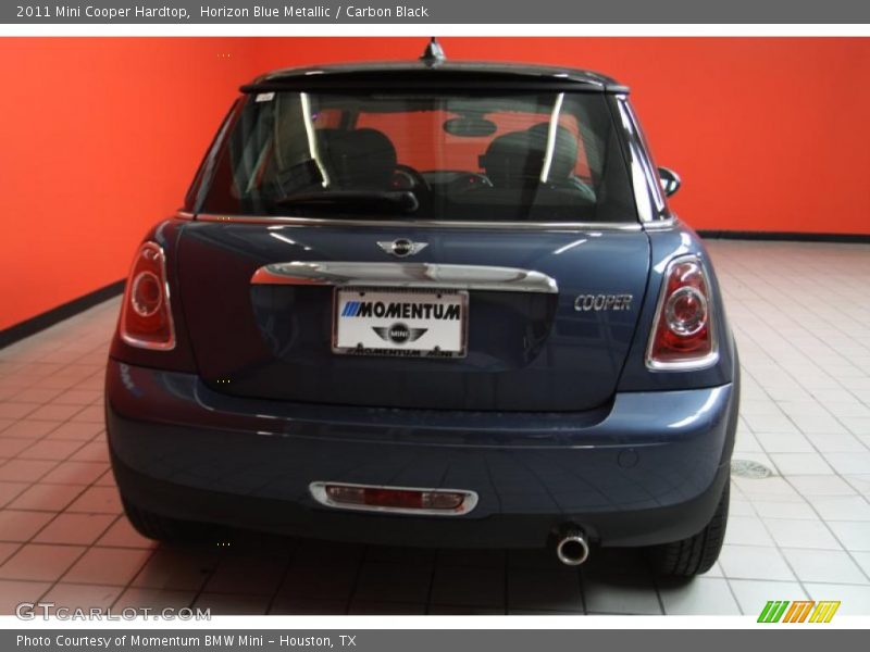 Horizon Blue Metallic / Carbon Black 2011 Mini Cooper Hardtop