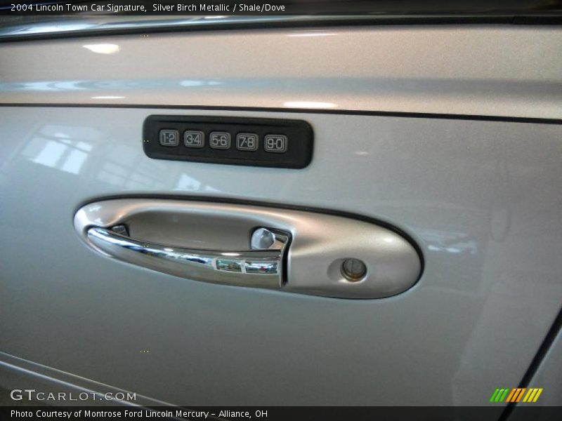 Silver Birch Metallic / Shale/Dove 2004 Lincoln Town Car Signature