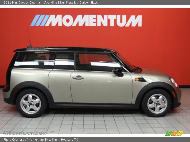 Sparkling Silver Metallic / Carbon Black 2011 Mini Cooper Clubman