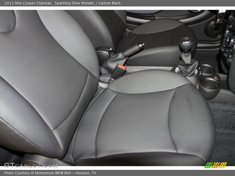 Sparkling Silver Metallic / Carbon Black 2011 Mini Cooper Clubman