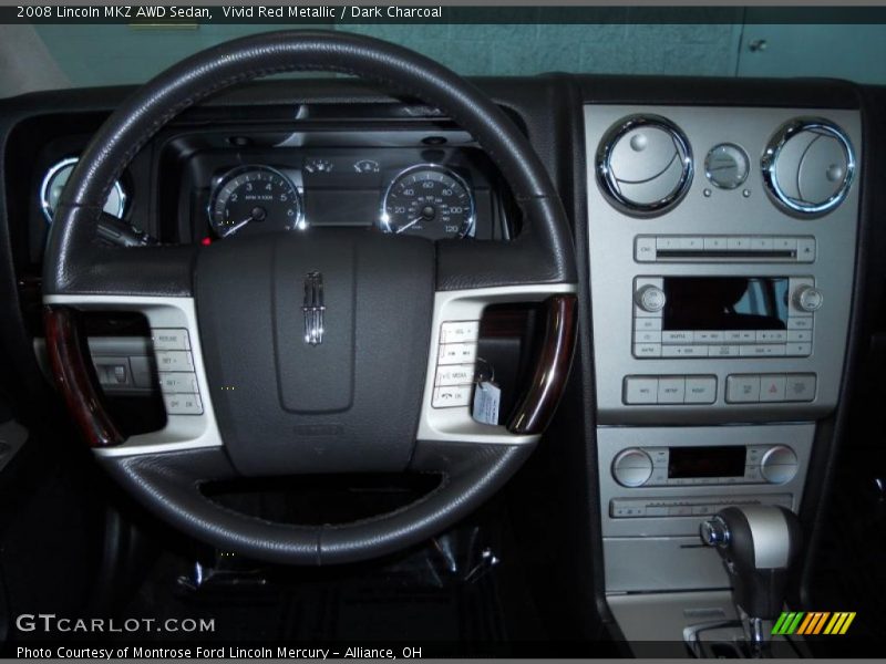 Vivid Red Metallic / Dark Charcoal 2008 Lincoln MKZ AWD Sedan