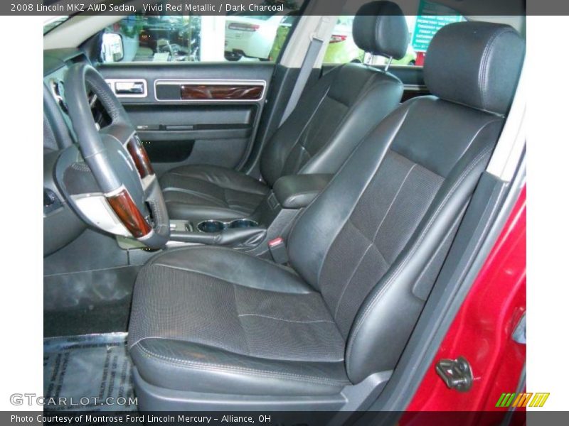 Vivid Red Metallic / Dark Charcoal 2008 Lincoln MKZ AWD Sedan