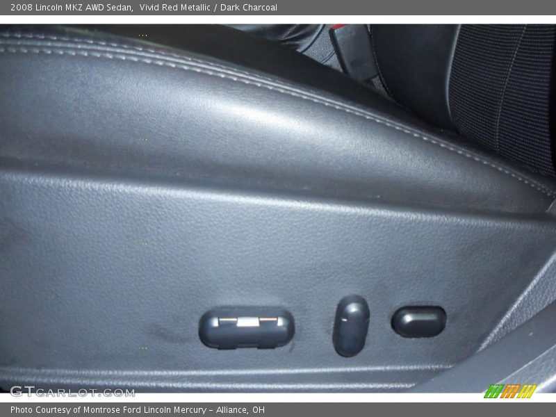 Vivid Red Metallic / Dark Charcoal 2008 Lincoln MKZ AWD Sedan
